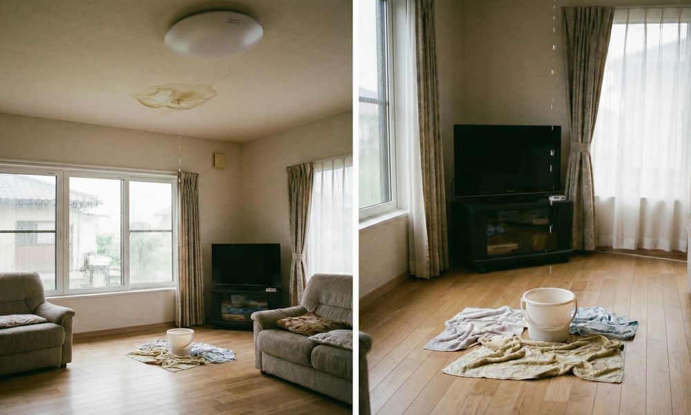 戸建て住宅での雨漏り